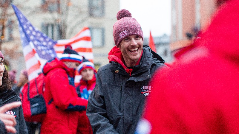 Sean laughing